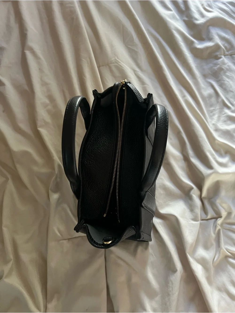 Marc Jacobs Black Pebbled Leather 'The Tote Bag' Top-Handle Tote